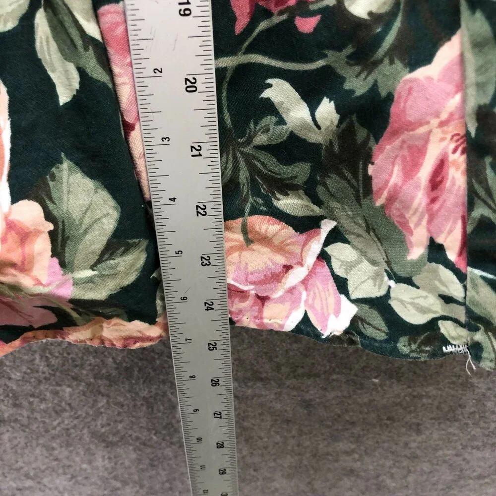 Vintage‎ Bonnie Jean Girls 6X 90s Party Dress USA Floral Puff Sleeve Tulle